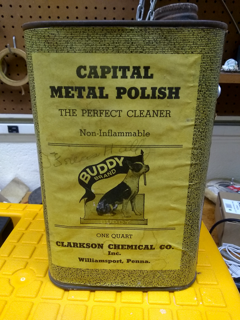 Capital Metal Polish can.