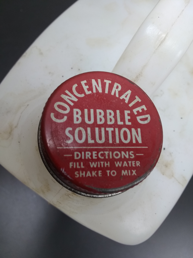 Bubble solution cap.