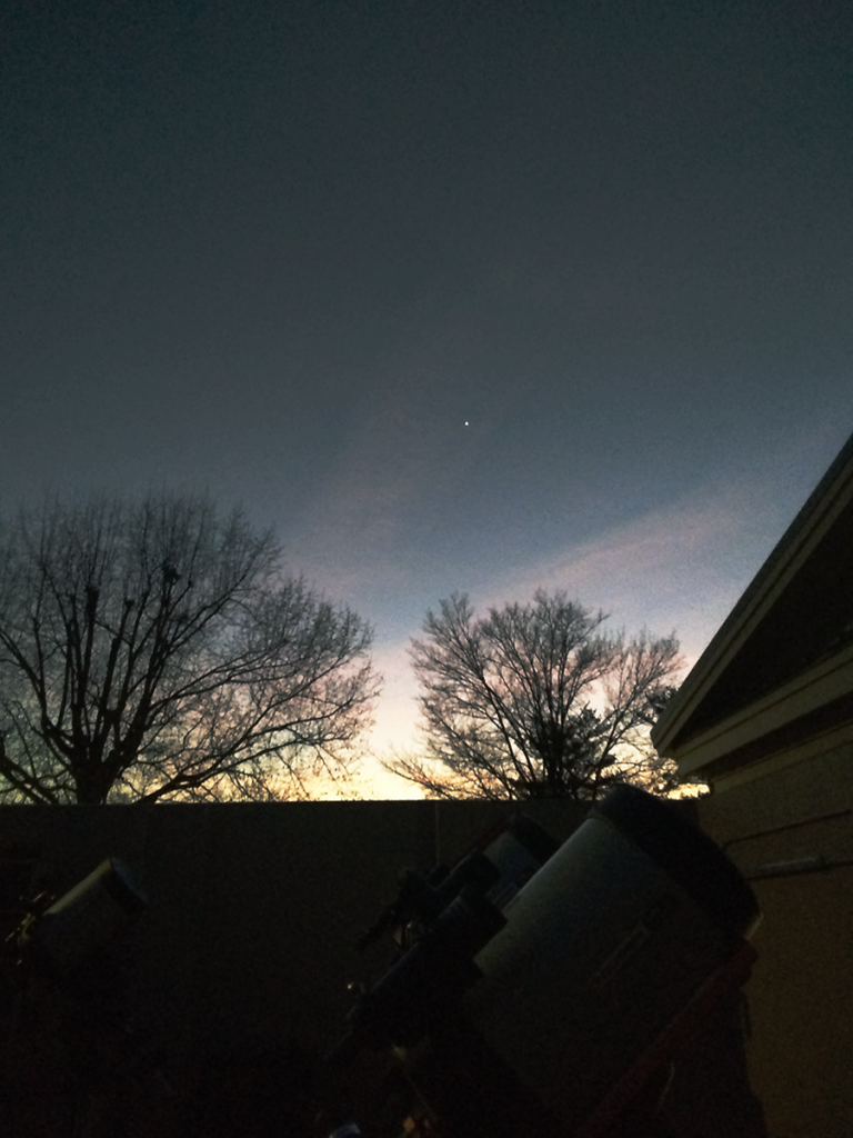 Venus, evening star