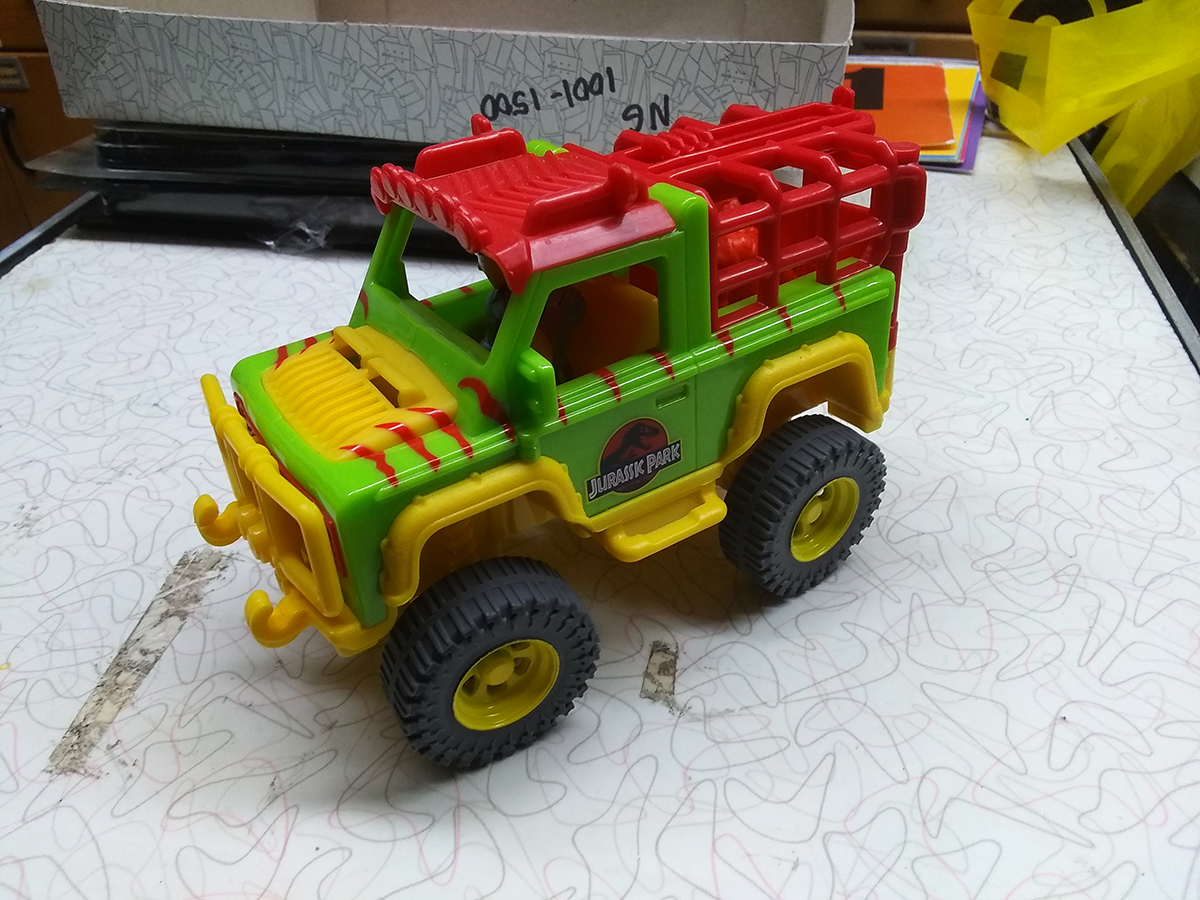 Plastic toy truck