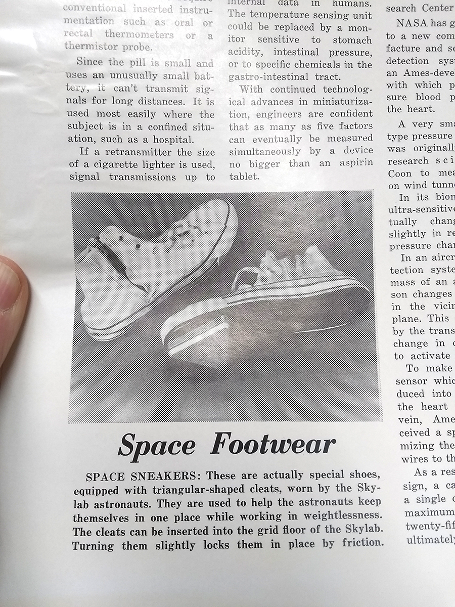 Space footwear press release.