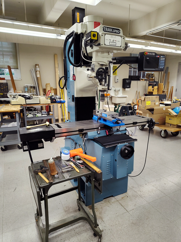 New milling machine in the shop.